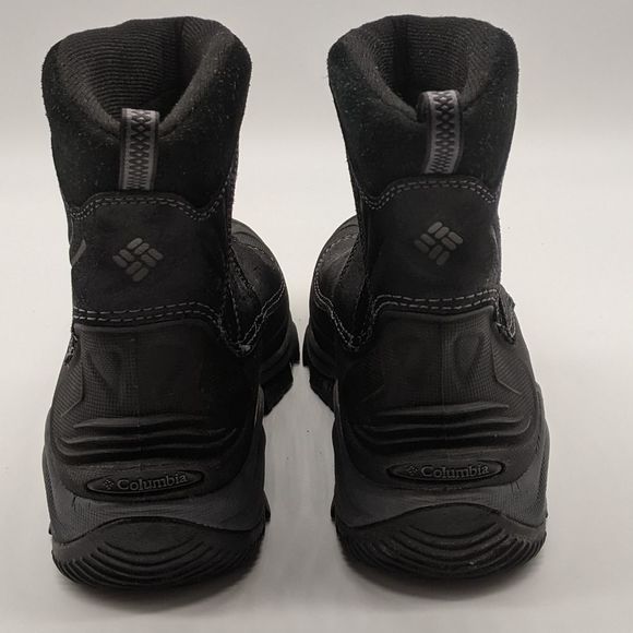 Colombia Black Suede Waterproof Omnigrip Boots 7 - Picture 4 of 13